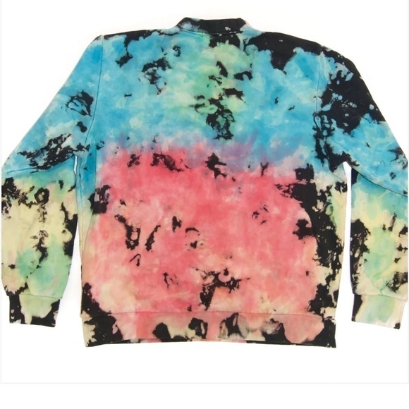 Brown Dyed Girl Black Reverse Crew Sweatshirt - Picture 6 of 7